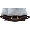 grand fauteuil  gris pour chien coussin en flocons de mousse