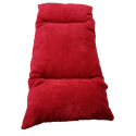fauteuil pour chien en forme de canapé avec coussin rouge lavable
