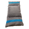 superbe canapé pour chien couchage lavable gris  avec bandes turquoise