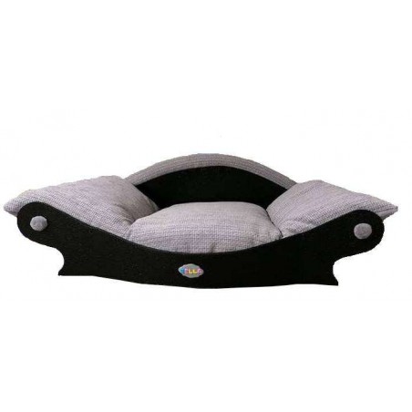 canapé pour chien tissu lourd gris clair- coussin lavable en machine canapé pour chien tissu lourd gris clair- coussin lavable en machine