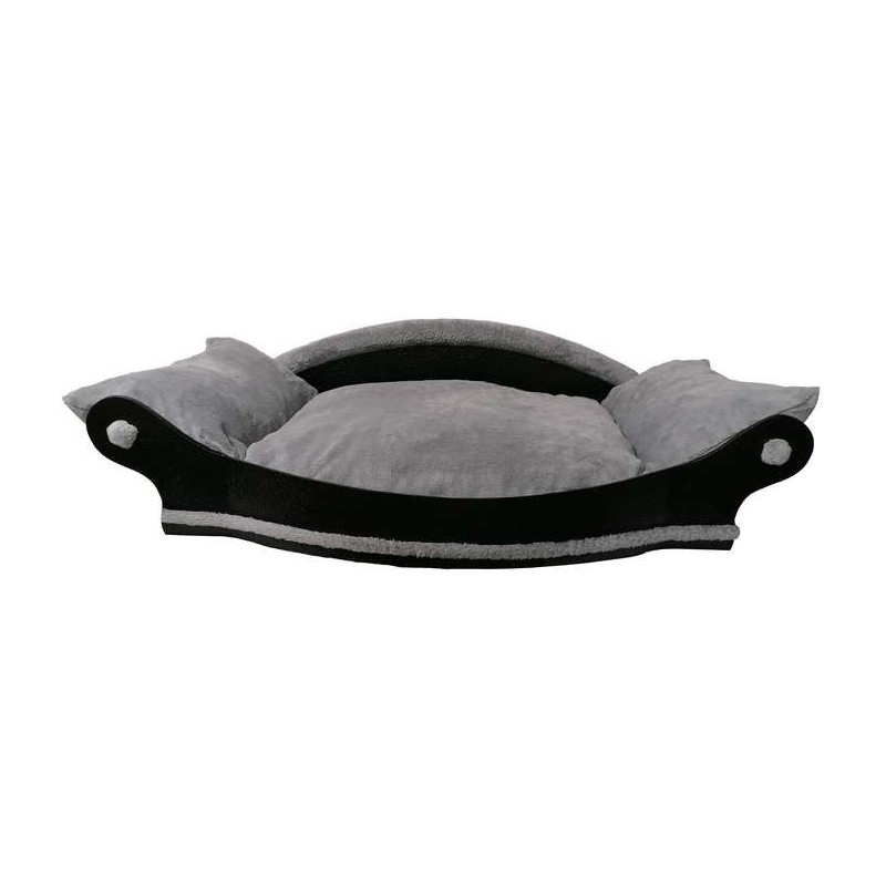 grand fauteuil gris pour chien coussin en flocons de mousse grand fauteuil gris pour chien coussin en flocons de mousse