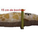 coussin Pour Chien En Peluche Moelleux, avec impression de pattes