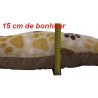 coussin Pour Chien  En Peluche Moelleux, avec impression de pattes