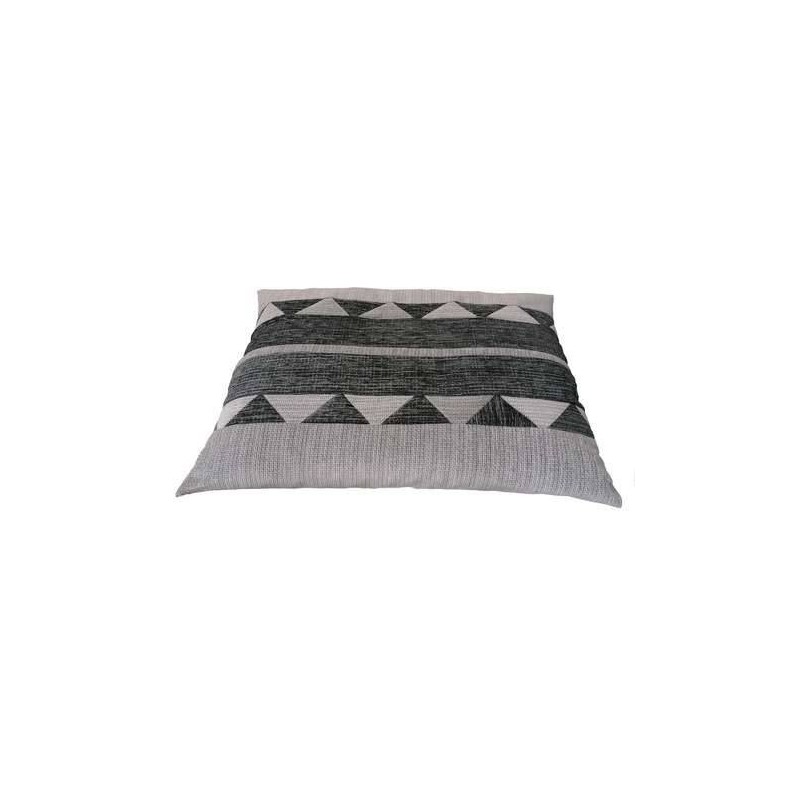 coussin xl  déhoussable pour chien couchage gris clair -gris foncé