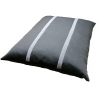 grands matelas lavable entièrement en machine  pour grands chiens  couchage gris /noir avec des rayures grises