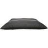 grands matelas lavable entièrement en machine  pour grands chiens  couchage gris /noir avec des rayures grises