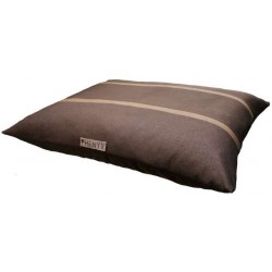 matelas décoratif déhoussable pour chiens moyen  réalisé en tissu d'ameublement