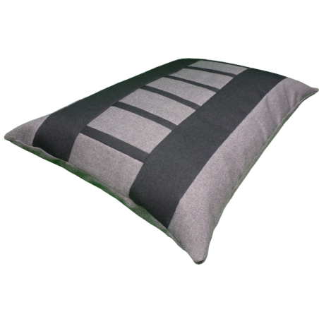 Housse de rechange écru avec des bandes grises pour nos coussins déhoussables pour chien et chat Housse de rechange écru avec des bandes grises pour nos coussins déhoussables pour chien et chat