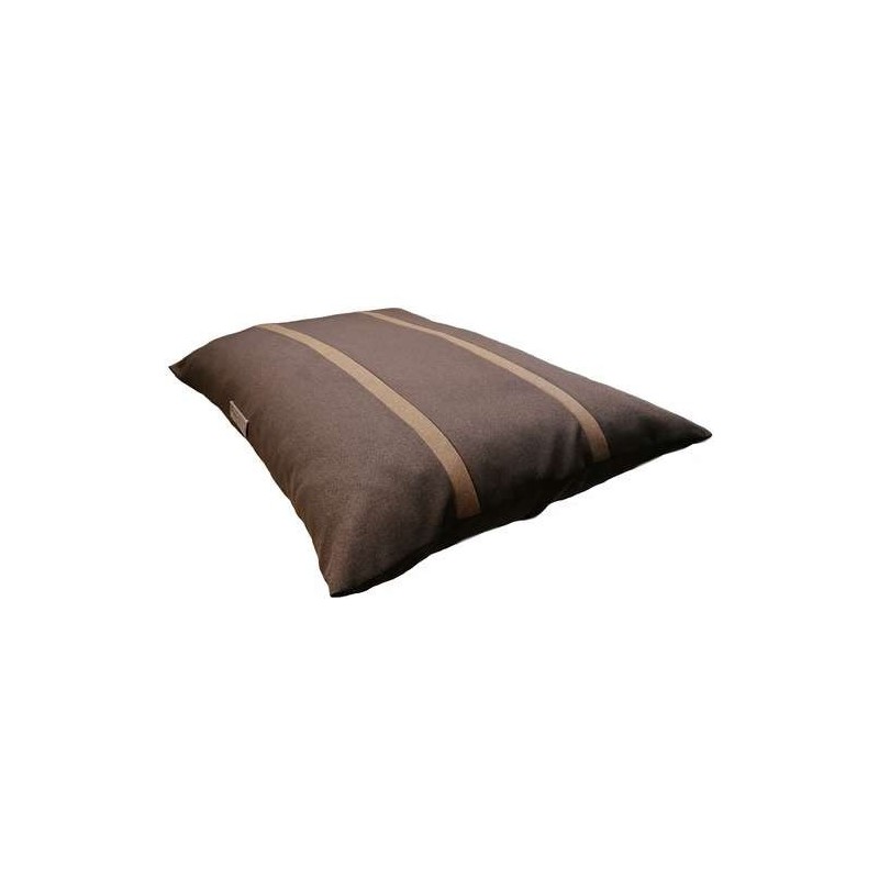 matelas décoratif déhoussable pour chiens moyen  réalisé en tissu d'ameublement