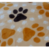 coussin Pour Chien  En Peluche Moelleux, avec impression de pattes
