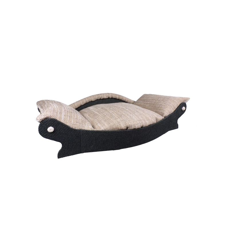 fauteuil marron très sobre pour chien