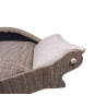 corbeille haut de gamme pour chien avec face avant convexe