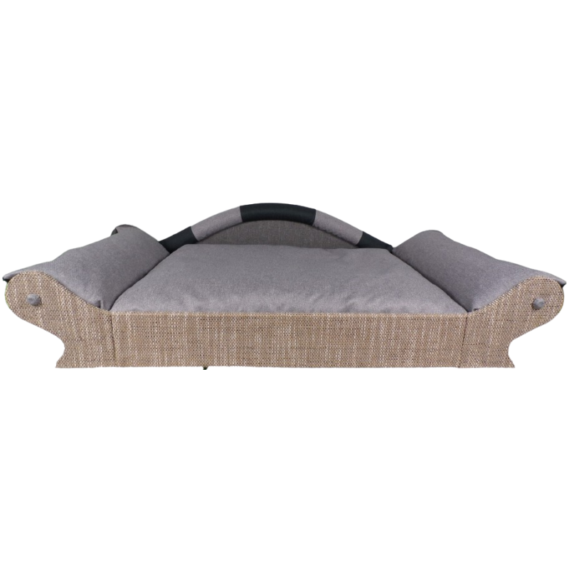 canape marron clair pour chien saint-bernard , dogue allemand , leonberg,etc...