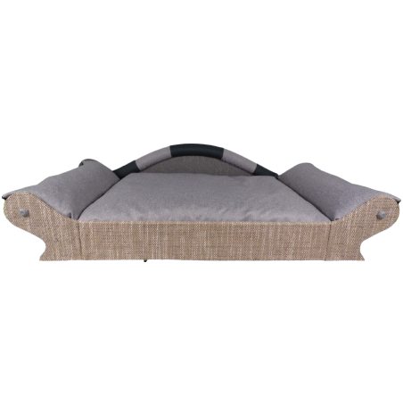 canape marron clair pour chien saint-bernard , dogue allemand , leonberg,etc...