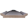 canape marron clair pour chien saint-bernard , dogue allemand , leonberg,etc...