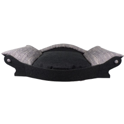 fauteuil xxl  pour grands chiens et chattes avec ses chatons couchage en tissu d'ameublement gris clair et anthracite