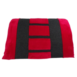 Housse de rechange rouge et rouge pour nos coussins déhoussable pour chien et chat