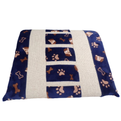 housse de rechange pour matelas indéformable pour chien en tissu d'ameublement, lavable facilement