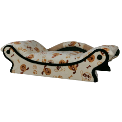 Superbe canape -fauteuil pour chiens et chat en tissu super doux, lavable facilement,