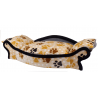 magnifique  fauteuil-canape pour chien avec un coussin déhoussable en tissu pilou très  doux