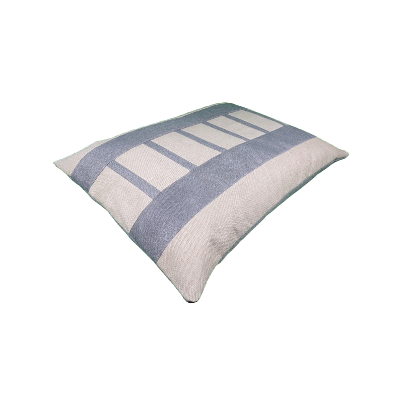 coussin-déhoussable-chien-en-flocons-de-mousse-gris-écru