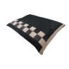 coussin-déhoussable--gros-chien-en-flocons-mousse--a-damier-ercu-noir
