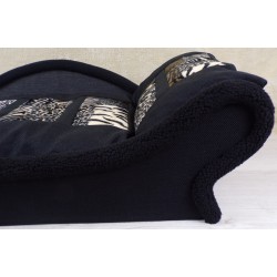 Sofa pour chat et petit chien au design moderne et confortable, parfait pour offrir un espace cosy à vos animaux de compagnie.