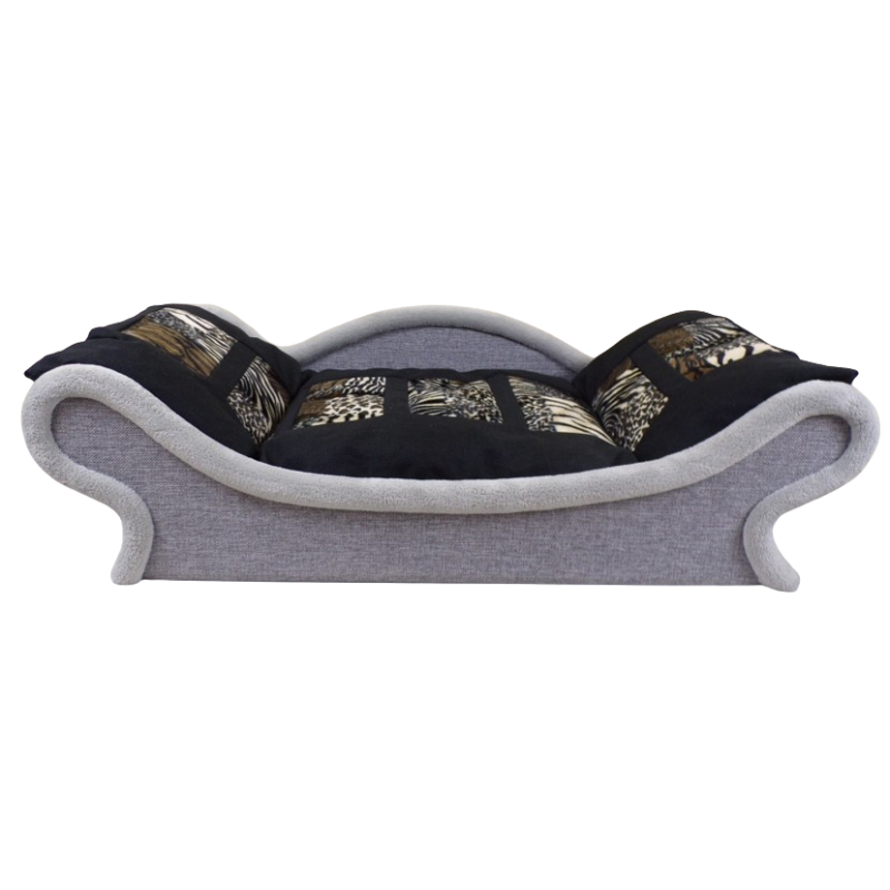 canapé gris au design raffiné, votre compagnon profite d’un véritable coin cocooning pensé pour son bien-être.