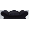 Canapé - lit  anthracite avec coussin noir pour chat et chien – Élégance moderne et confort premium