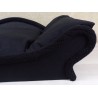 Canapé - lit  anthracite avec coussin noir pour chat et chien – Élégance moderne et confort premium