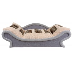 Canapés-lits gris pour Animaux en Tissu Polaire – Coussin Effet Fourrure Animalière Ultra Confortable