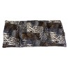 Coussin de remplacement du canapé pour chien gris avec un coussin patchwork animalier