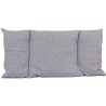 Coussin pour le petit canapé pour chiens et chats en tissu doux écru avec un coussin amovible en tissu polaire gris