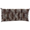 Coussin pour le canapé chat luxueux avec un couchage en flocons de mousse effet fourrure animalière léopard