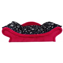 Un couchage pour chien chaud et confortable, parfait pour les moments de détente.