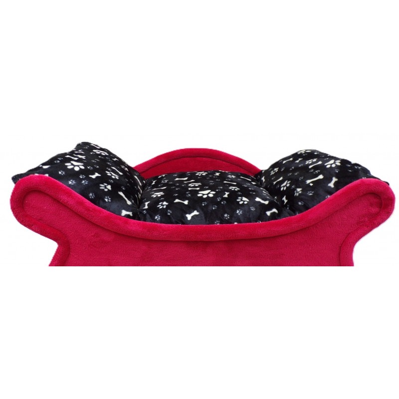 Rebords pour soutien et sécurité
✔️ Design original rouge et noir