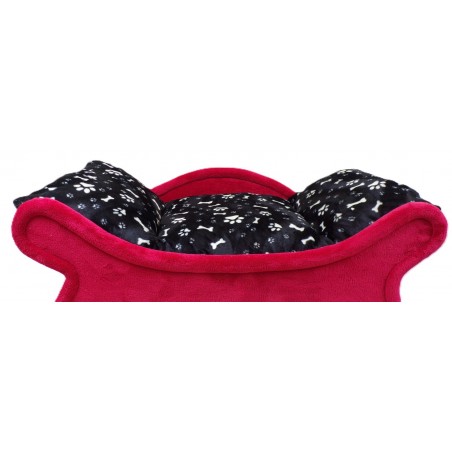 Rebords pour soutien et sécurité
✔️ Design original rouge et noir