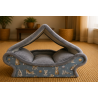niche confortable en forme de maisonnette pour chihuahua