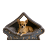 Sa forme enveloppante procure un sentiment de sécurité idéal pour les chats et les petits chiens.