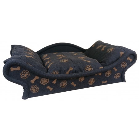 un canapé aussi élégant que confortable, conçu pour les chiens et les chats en quête d'un véritable cocon de bien-être.