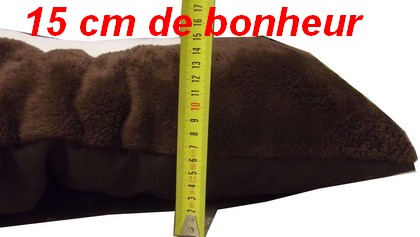 cousin pour grand chien -tapis pour grand chien-couchage pour grand chien-matelas pour grand chien 15 cm de flocons de mousse